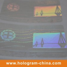 Licença de motorista transparente Hologram Sticker