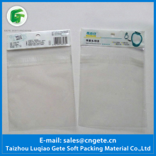 Non-toxic Transparent Package OPP Bag With Header