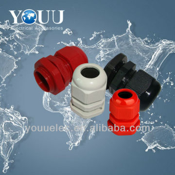 IP68 m20x1.5 cable gland with the nut