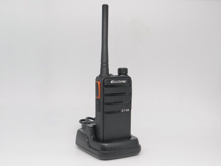 EcoMe ET-66 Uzun Menzilli UHF Radyo Tutarı Ofisi Walkie Talkie 4 Paket