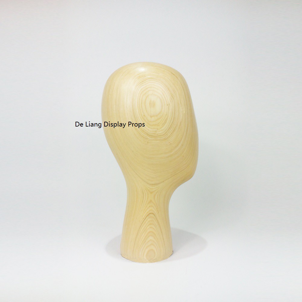 DL235 Factory wholesale Men head models mannequin wooden dummy egg head manikin