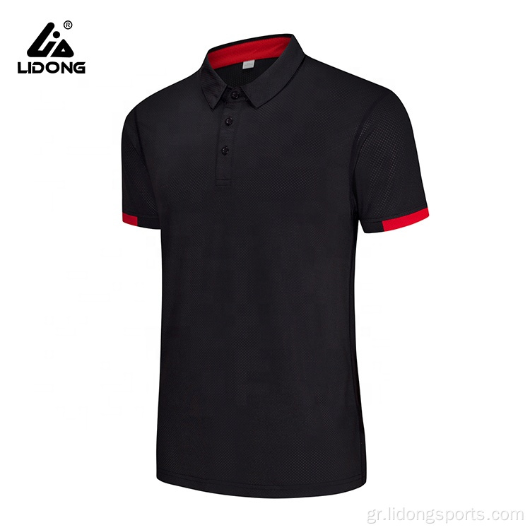 Hot Selling Mens Fashion Short Sleeve Polo πουκάμισο