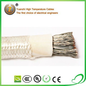 6024503 YG fiberglass braid silicone rubber coated wire