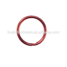 Fashion High Quality Metal Wholesale Red Split Ring