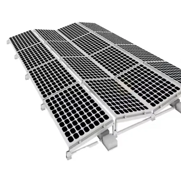 Solar Panel Flat Roof Mounting System Aluminum Flat Roof Ballasted Solar Racking