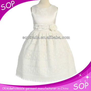 Kids princess boutique party dresses children frocks design white fairy dresses girls