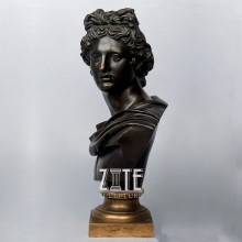 Popular Style Brass Apollo Bust Sculpture