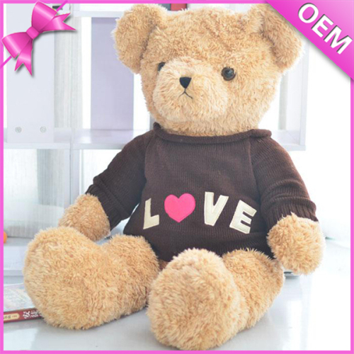 Plush Teddy Bear 35 CM Teddy Bear With knit Clothes