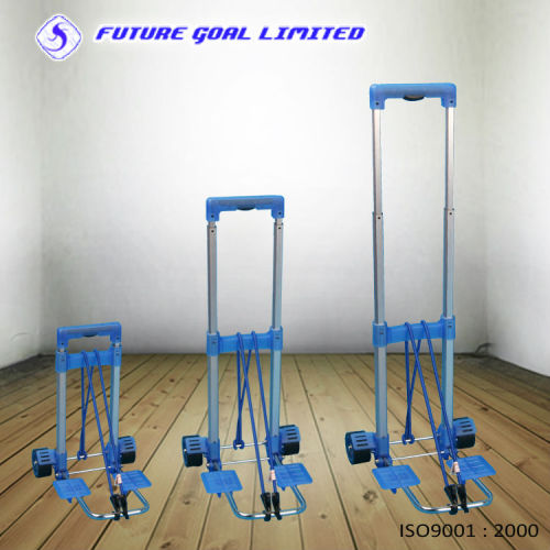 Foldable aluminium Luggage Cart / Shopping Trolley