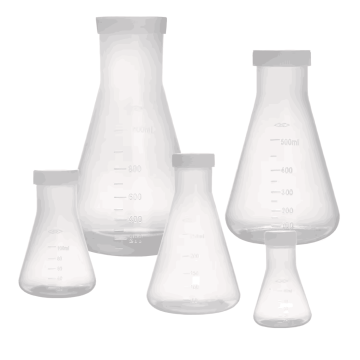 Plastic Conical Flasks: 100ml, 250ml, 500ml, 1000ml, 2000ml Laboratory Erlenmeyer Flasks