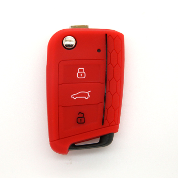 Silicon protaction car key shell for VW