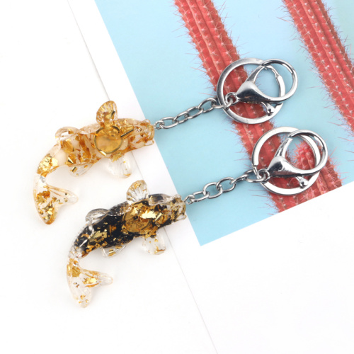 树脂鱼形钥匙扣手工艺品