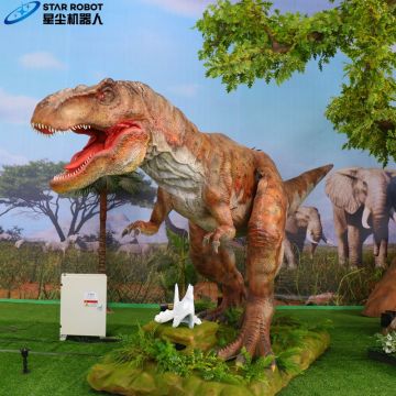 4M Jurassic Park Tyrannosaurus Rex Animatronic