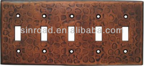 copper outlet switch plates