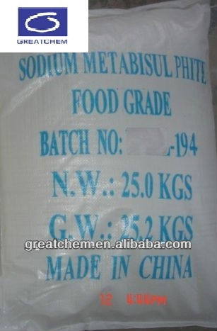 Sodium Metabisulphite Food Grade