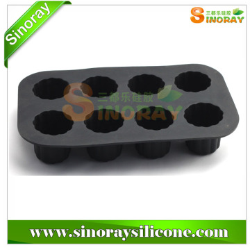 Eco-friendly 8-cup Silicone Muffin Pan