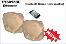 2.4GHz ISM Band Mini Canyon Square Rock Bluetooth Speaker