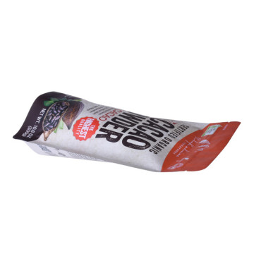 Laminated plastic foil coffee bag cacao powder pack