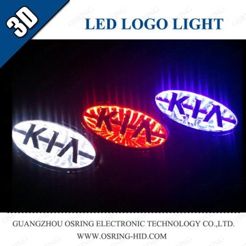 OSRING car led logo laser light 3d led car logo 3d led car logo light