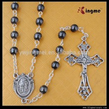 6mm Hematite beads Rosary