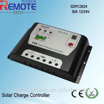 30A solar controller/solar regulator 12v 24v pwm solar controller