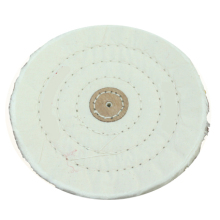 Diameter 5 inch 15 ply white Polishing buff, buffing wheel for jewelry polishing machine