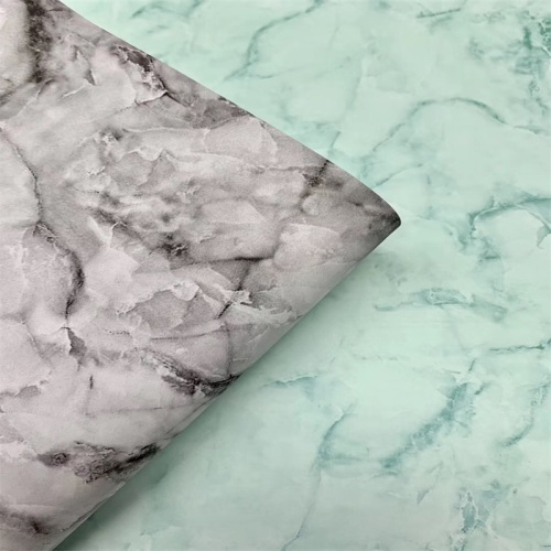 Marble Printed PU Faux Leather for Album Cover