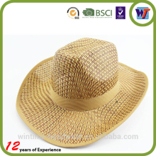 Wholesale Unisex Lemmy Cowboy Hats Plain Denim Straw Cap