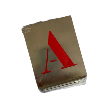 Custom Metal Stencils for Painting - 15mm to 30mm Letter Cutting Templates