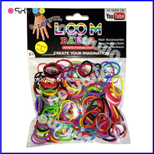 Kids DIY Rainbow Loom Bands Twistz Bandz for Hair Accessories/Rings/Anklets/Belts/Bracelets/Necklaces