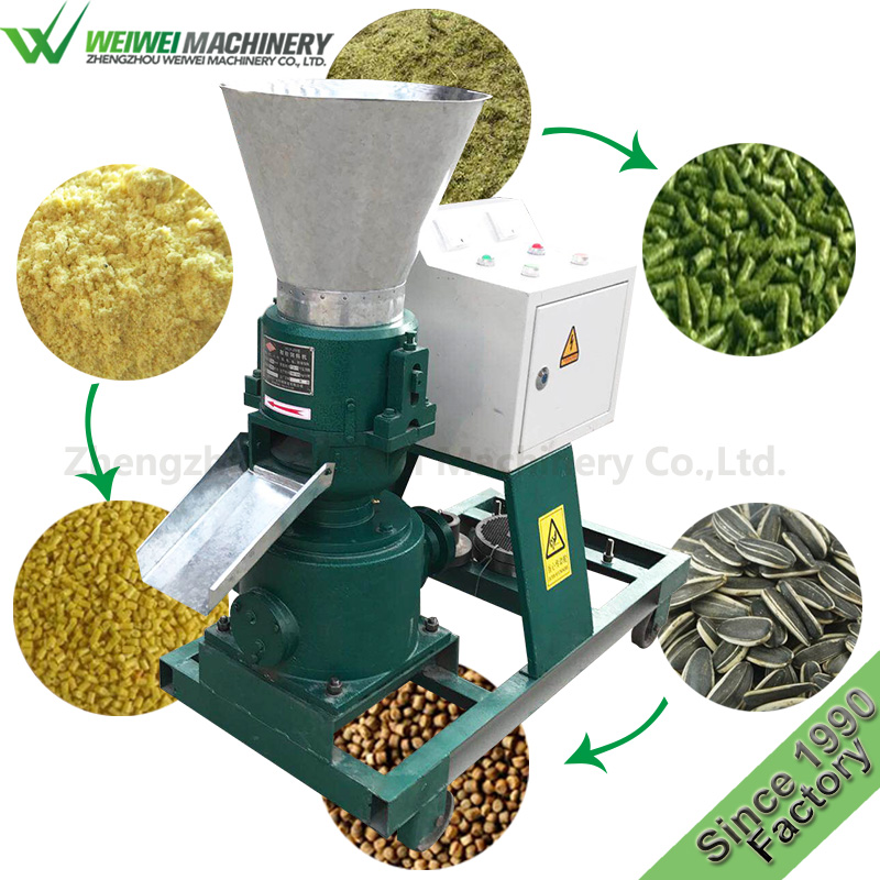 Weiwei feed processing machine poultry cattle animal feed pellet machine