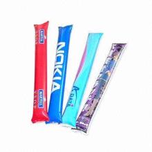 Thunder inflatable sticks/cheering sticks, air sealed and no blower