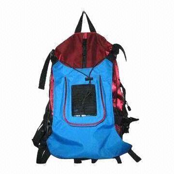 Solar Hiking Backpack with Fashionable Design, Various Designs Available