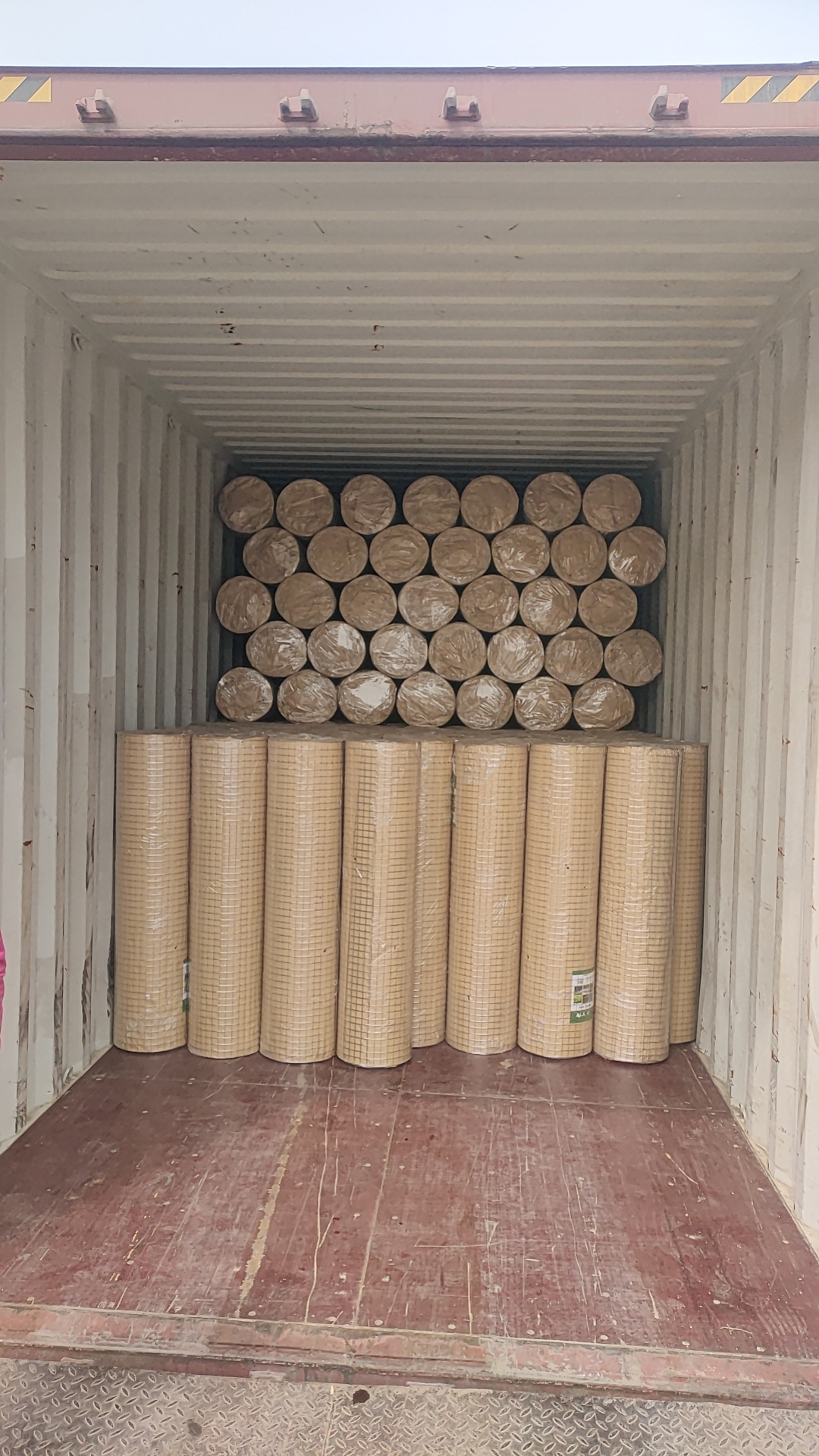 Rollo de malla de alambre recubierto de PVC PVC coated wire mesh roll