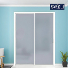 Double-door sliding door for indoor use