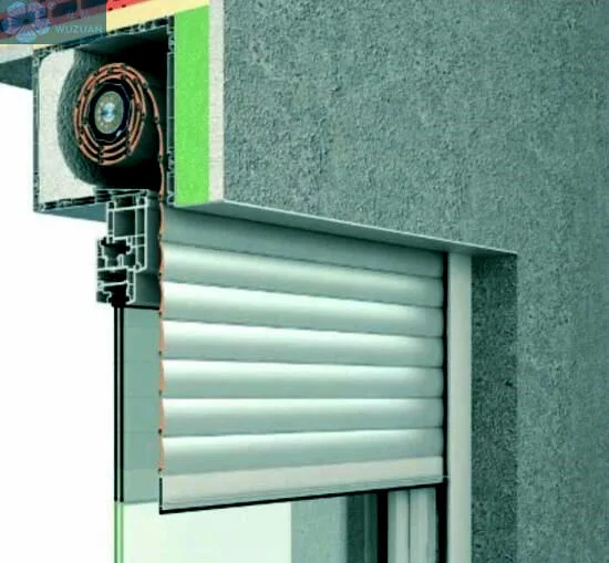 Durable and Insulated Aluminum Remote Control Anti-Thief Security Electric Window Shutters