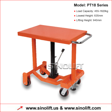PT18 Manual Post Lift Table