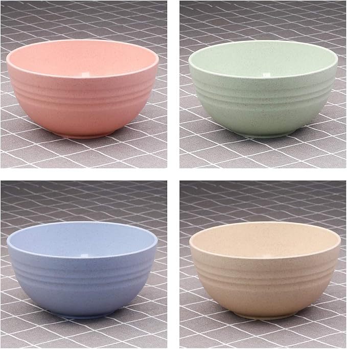 Durable wheat straw fiber bowls for microwave heating