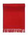 Senior Grade Cashmere Pure Color Tassel Scarf