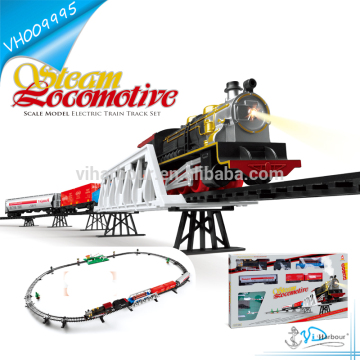 Battery Operated Smoke Large Toy Train Set