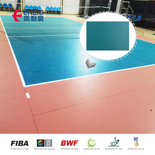 Enlio Unique pvc Tapete de voleibol / FIVB aprovado piso de pvc