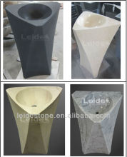 Hainan Black granite triangle pedestal sink