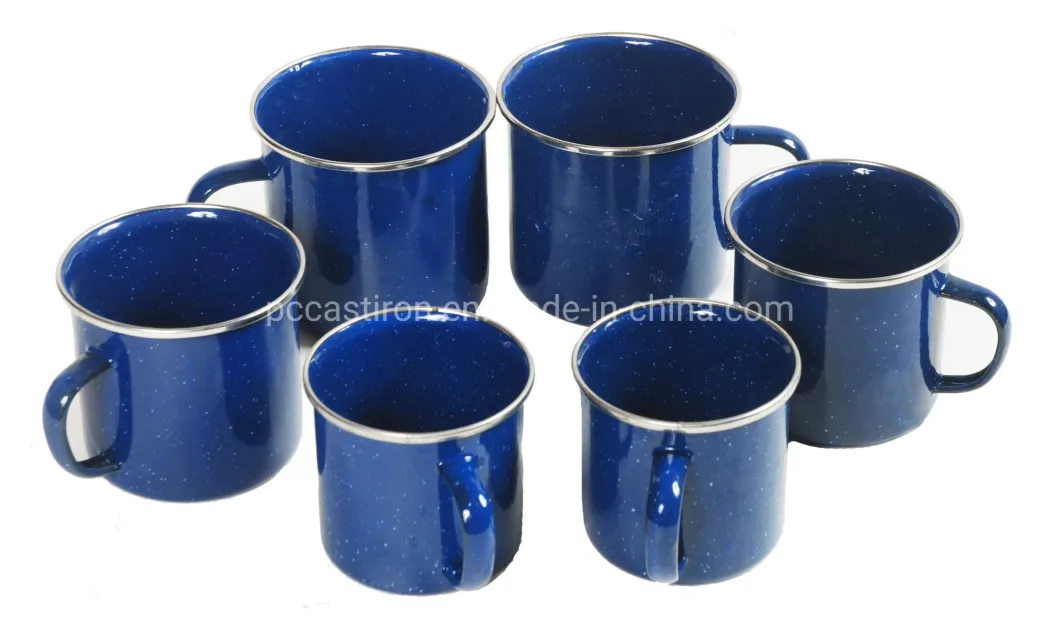 6cm 8cm 10cm Cookware Enamelware porcelain Enamel Coffee Mug Cup