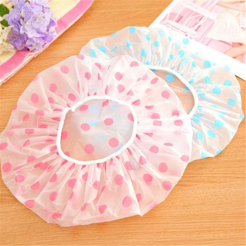 Ladies Bathroom bathing waterproof shower cap wholesale