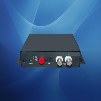 2-ch fiber optic video transceiver