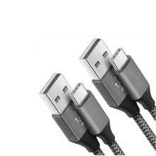 Short USB A to USB C Charging Cable
