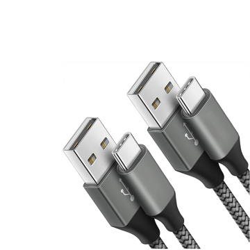 Short USB A to USB C Charging Cable