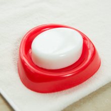 Personalized Eco-Friendly Solid Color Soap Dish Red Cheap Soap Box