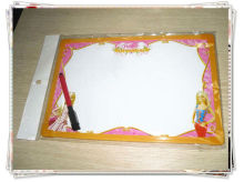 promotional whiteboard with dry erase pen