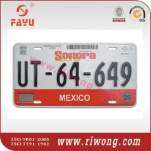 Aluminum Plate Numbered